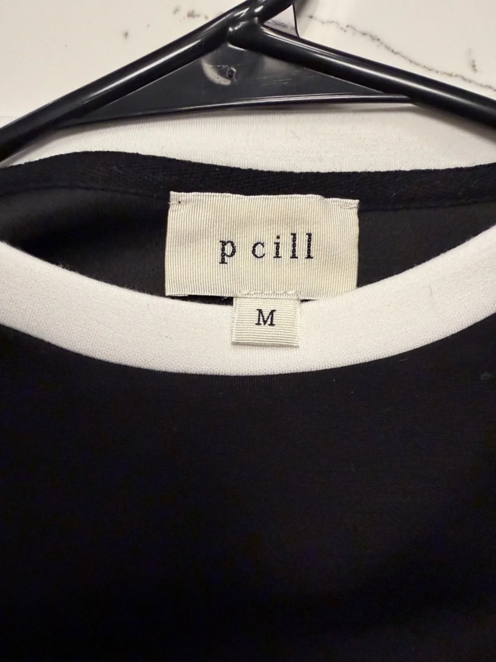 P. Cill Black and White Two-Piece Sweat Set Butter Modal fabric - Picture 4 of 6